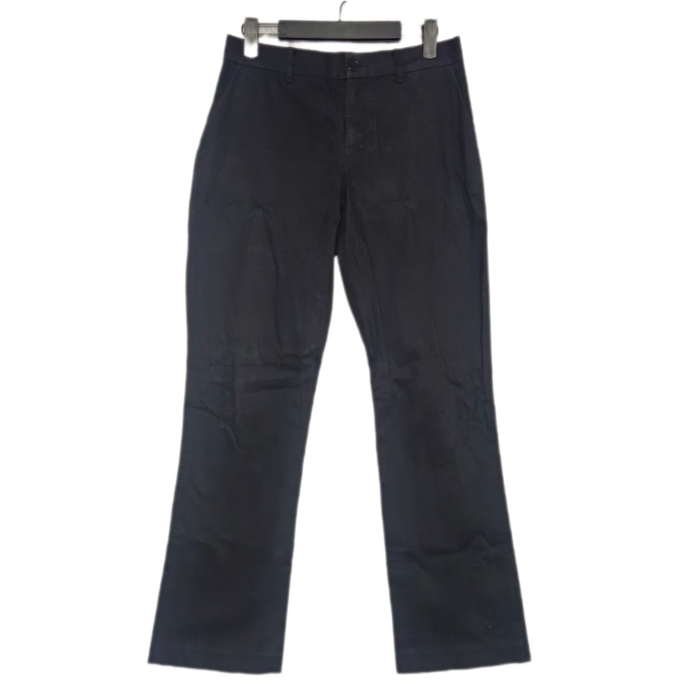 Lauren Ralph Lauren‎ Womens Dress Pants 4P Black Petite Straight Leg Stretch